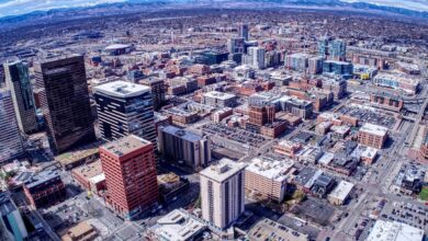 Die Stadt Denver aus der Obersicht.