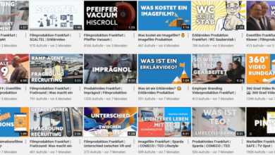 Thumbnails der YouTube Videos, die auf dem muthmedia Kanal veröffentlicht wurden