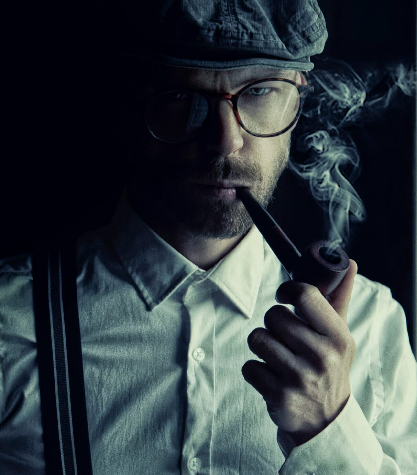 Ein Bild von einem Detektiv aus einem Film