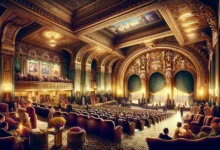 Animiertes Bild von einem Saal in einem Filmpalast