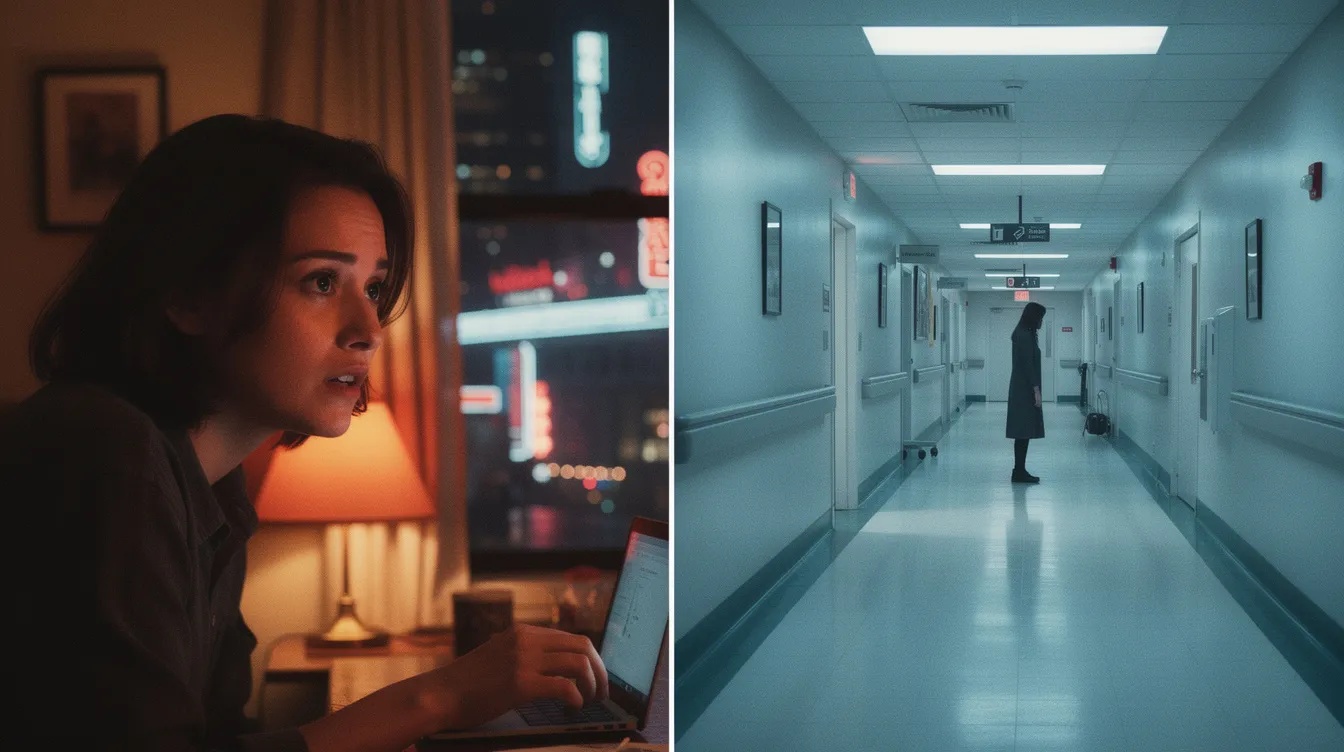 Die Bildbeschreibung zeigt eine Parallelmontage, die verschiedene Handlungsstränge in einem Film verknüpft. In den Szenen sind unterschiedliche Ereignisse und Einstellungen zu sehen, die durch den Einsatz von Schnitttechnik und Farbspiel Spannung erzeugen und dem Publikum eine komplexe Erzählung präsentieren.